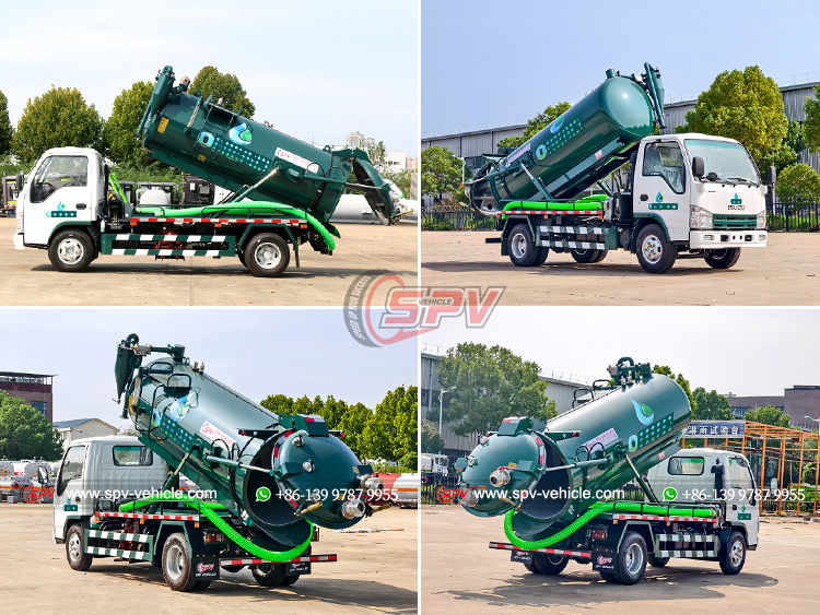 ISUZU 4,000 Litres Refuse Water Disposal Truck - Different Side